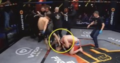 VIDEO: Trận MMA 'kỳ dị': 2 đánh 1, HLV lao vào sân 'tẩn nhau' với đối thủ