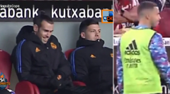 VIDEO: Gareth Bale hả hê cười khi Hazard khởi động nhưng không được vào sân