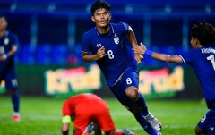 Dứt điểm 'tung lưới' Singapore, tiền đạo U23 Thái Lan quyết tâm đánh bại U23 Việt Nam