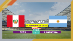 Soi kèo Peru vs Argentina, 09h00 ngày 18/10/2023