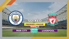 Soi kèo Man City vs Liverpool, 19h30 ngày 25/11/2023