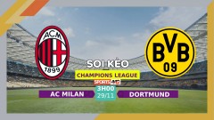 Soi kèo AC Milan vs Dortmund, 03h00 ngày 29/11/2023