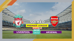 Soi kèo Liverpool vs Arsenal, 0h30 ngày 24/12/2023
