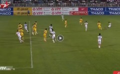 Highlights HAGL 1-0 Nam Định: Pleiku vỡ òa với cú sút xa sấm sét của Văn Thanh
