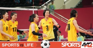 Thắng siêu cách biệt, bóng chuyền nữ Việt Nam khởi đầu như mơ tại ASIAD 19