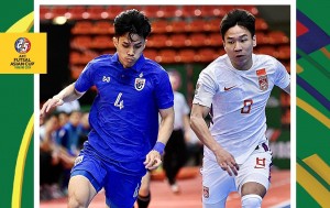 ĐT futsal Thái Lan thể hiện sức mạnh áp đảo trước Trung Quốc