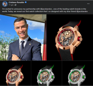 Rời Man Utd, Ronaldo chính thức công bố bản hợp đồng mới siêu khủng với ... hãng đồng hồ cao cấp